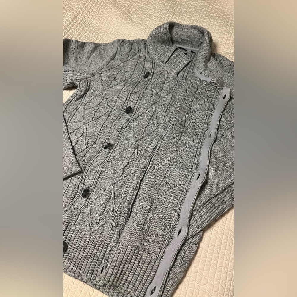 Vintage GUESS Double breasted cable sweater - Picture 9 of 15